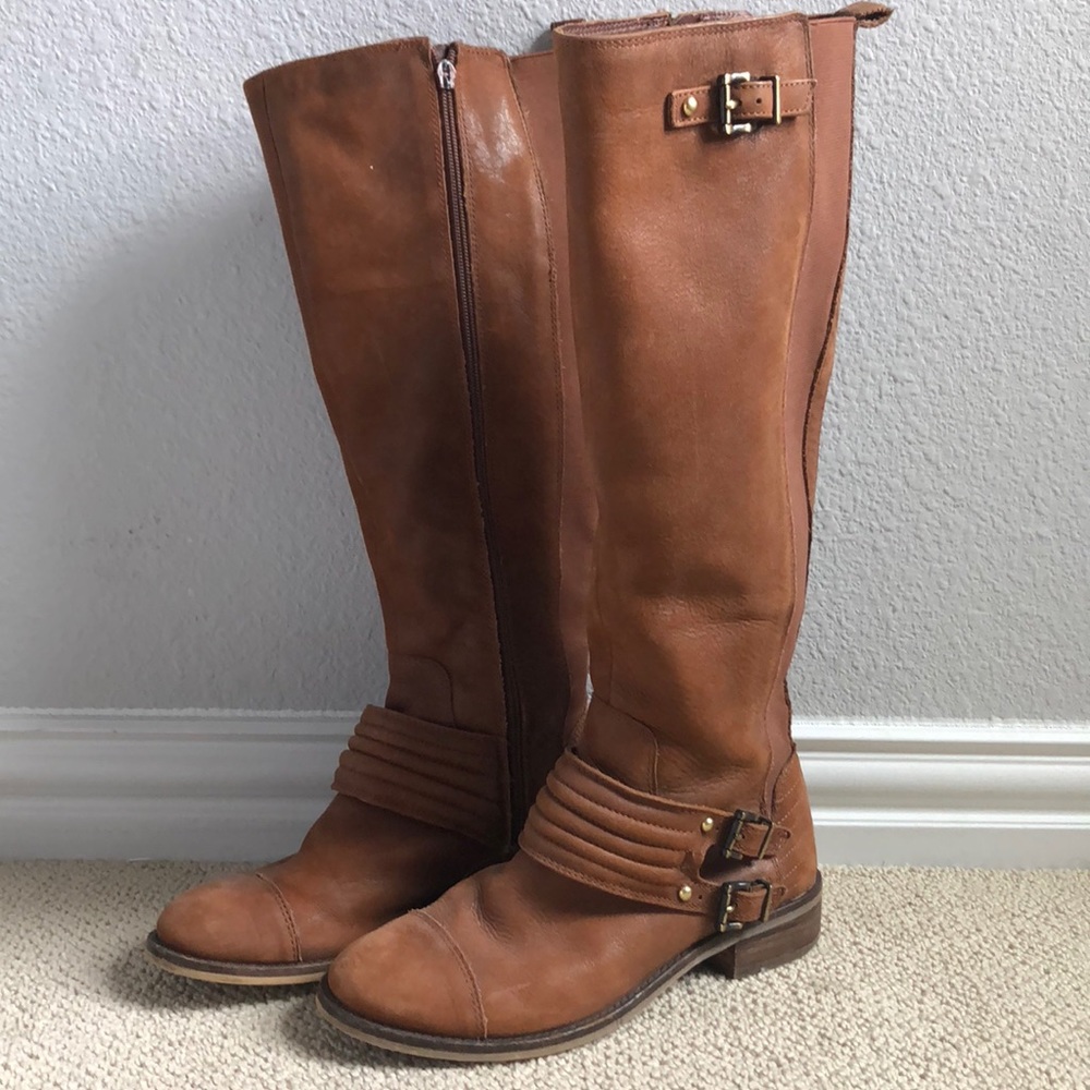 Jessica Simpson Leather Riding Boots
